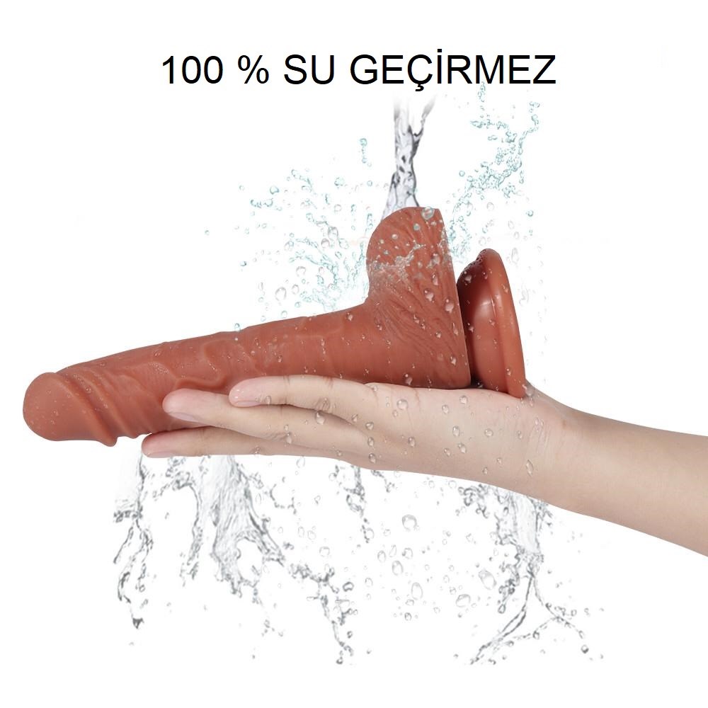 23 cm İleri Geri Hareketli Gerçekçi Vantuzlu Penis William Thrusting - Görsel 4