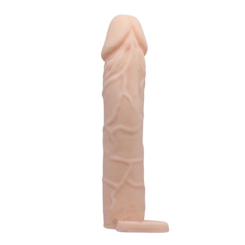 Extended 6 cm Dolgulu Realistik Penis Kılıfı Uzatmalı Prezervatif - Görsel 3