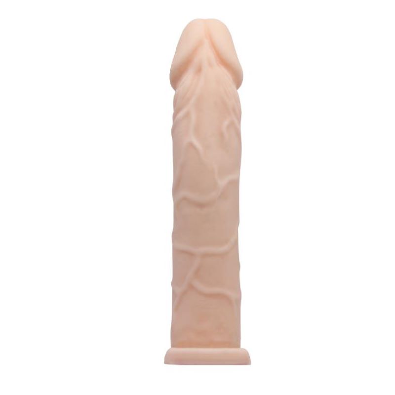 Extended 6 cm Dolgulu Realistik Penis Kılıfı Uzatmalı Prezervatif - Görsel 2
