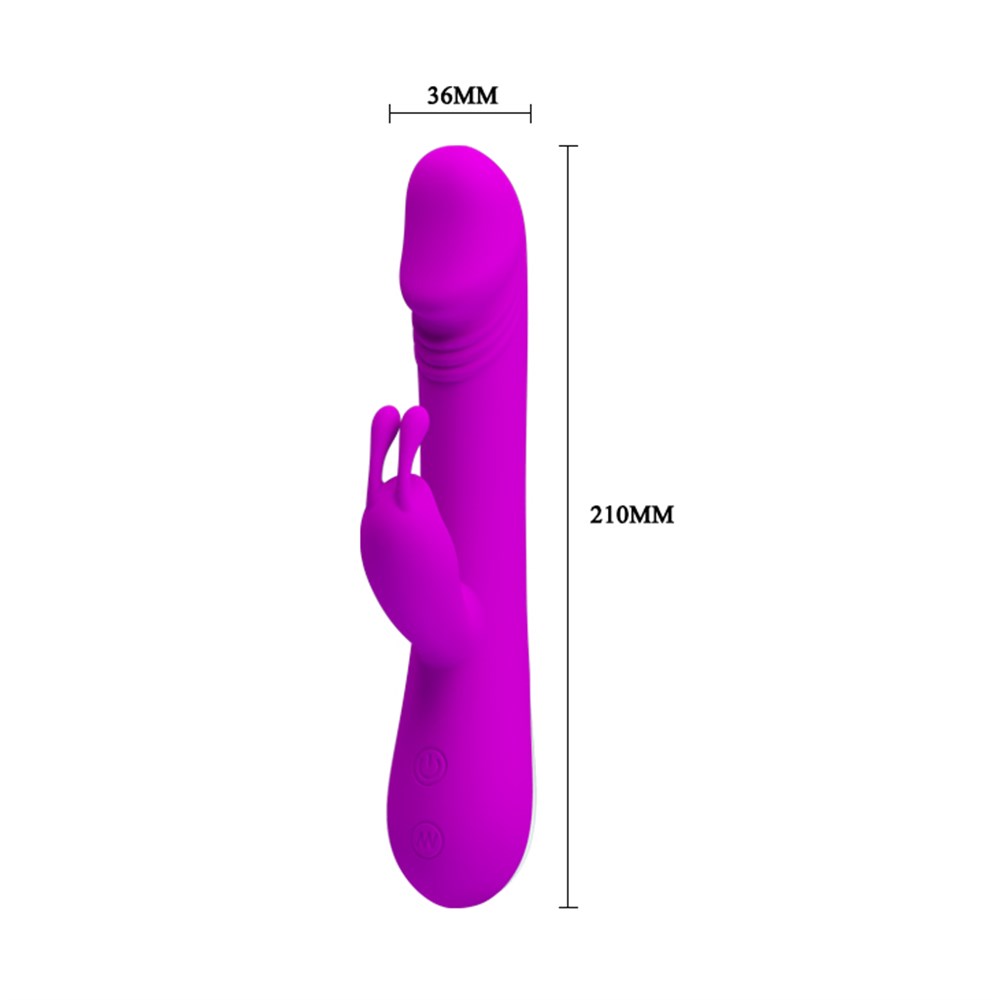 30 Fonksiyonlu Teknolojik Klitoris Uyarıcılı Tavşan Vibratör Penis - Görsel 4