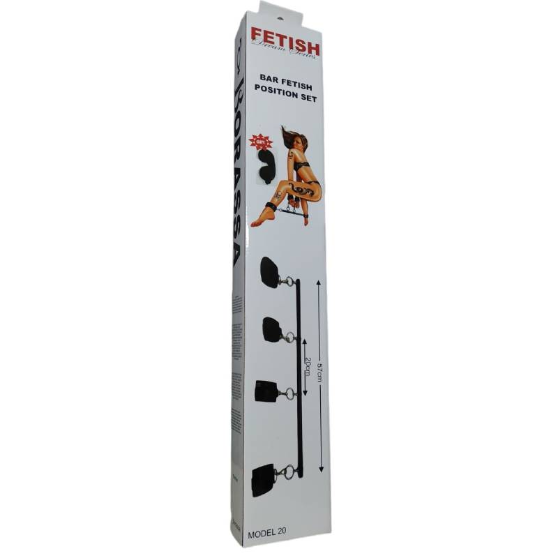 Fetish Borulu El Ayak Kelepçe Set