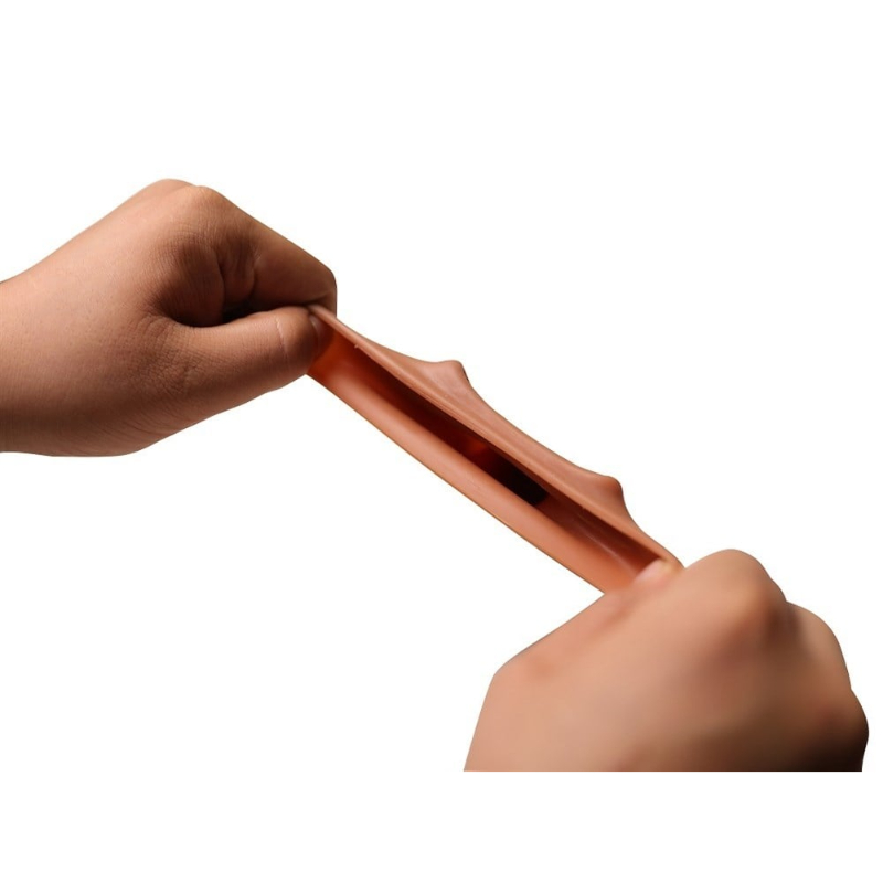 3.5 Cm Dolgulu Realistik Penis Kılıfı - Görsel 5