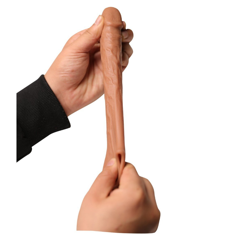 3.5 Cm Dolgulu Realistik Penis Kılıfı - Görsel 6