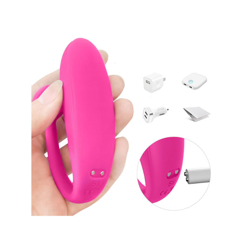 Tulip® Halkalı Vibratör Siyah – 9 Mod USB Şarjlı Su Geçirmez - Görsel 2