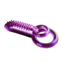 Evatoy SM Klitoris Uyarıcılı Tırtıklı Penis Halkası
